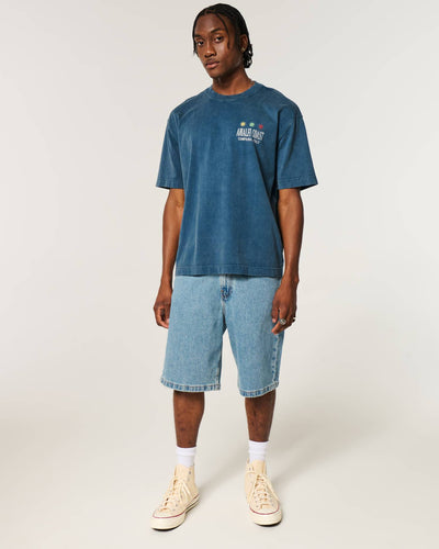 Boxy Heavyweight Sardinia Italia Graphic Tee