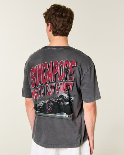 Boxy Oracle Red Bull Racing Graphic Tee