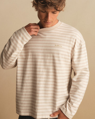 Boxy Heavyweight Long-Sleeve Crew T-Shirt
