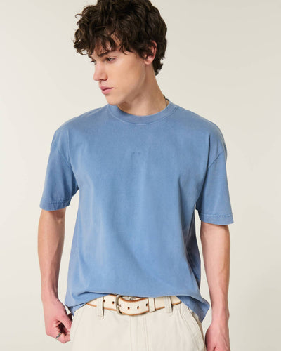 Boxy Heavyweight Logo Crew T-Shirt