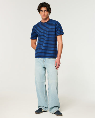 Relaxed Heavyweight Cotton Logo Crew T-Shirt