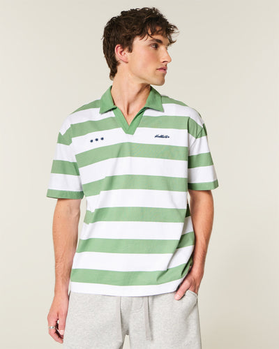 Boxy Logo Polo