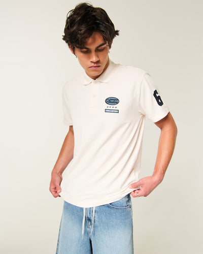 Relaxed Logo Graphic Polo