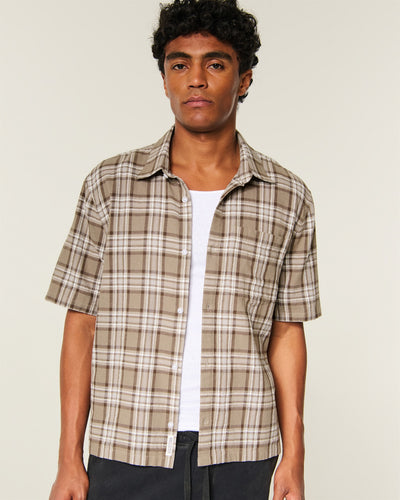 Boxy Short-Sleeve Shirt
