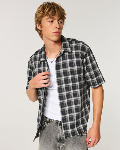Boxy Short-Sleeve Shirt