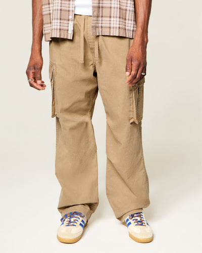 Baggy Pull-On Cargo Pants