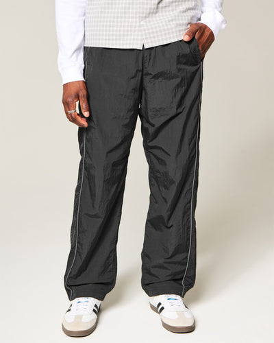 Baggy Flame Graphic Track Pants
