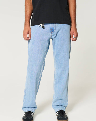 Light Wash Loose Jeans