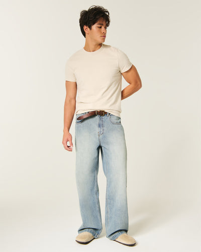 Dragon Graphic Super Baggy Jeans