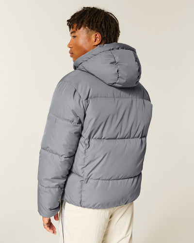 Faux Fur-Lined Puffer Jacket