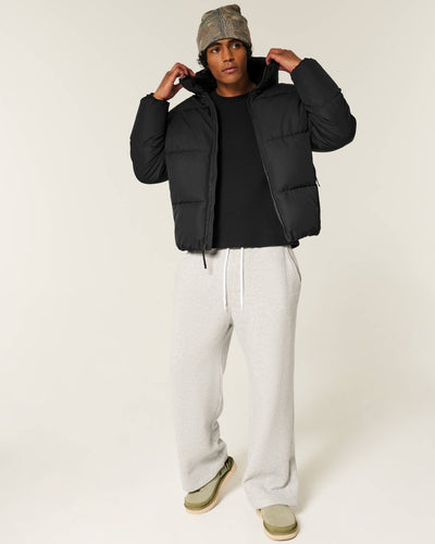 Faux Fur-Lined Puffer Jacket