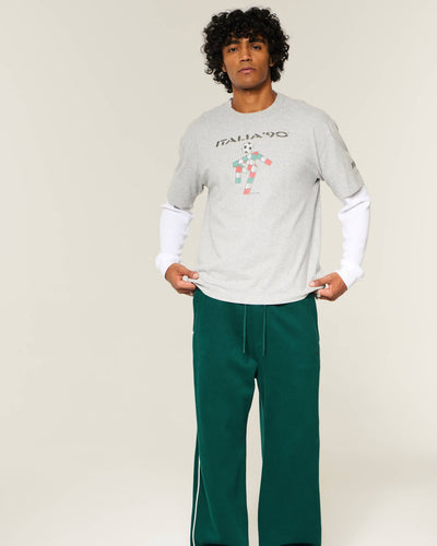 Piped Super Baggy Sweatpants