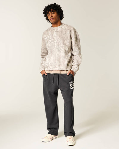 Baggy Terry Logo Graphic Sweatpants