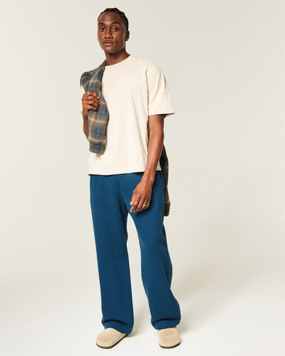 Low-Rise Back Pocket Logo Graphic Baggy Sweatpants