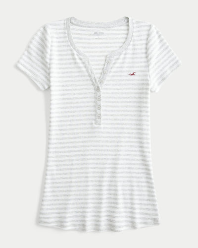 Short-Sleeve Icon Henley