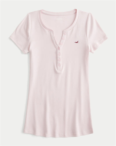 Short-Sleeve Icon Henley