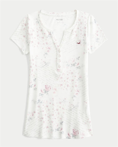 Short-Sleeve Icon Henley
