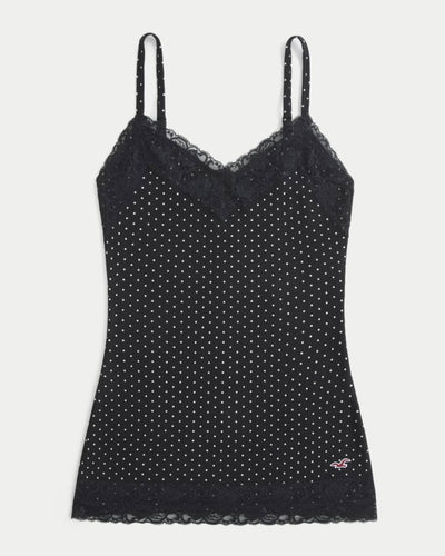 Lace Trim Layering Cami