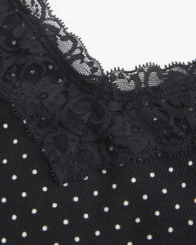 Lace Trim Layering Cami