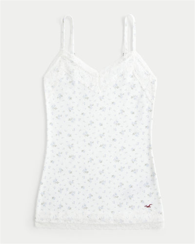 Lace Trim Layering Cami