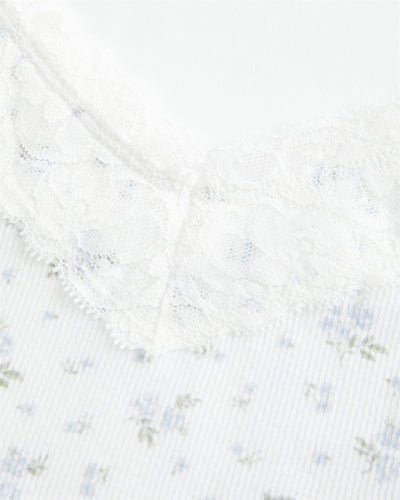 Lace Trim Layering Cami