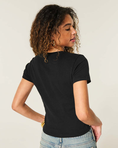 100% Cotton Crew Baby Tee