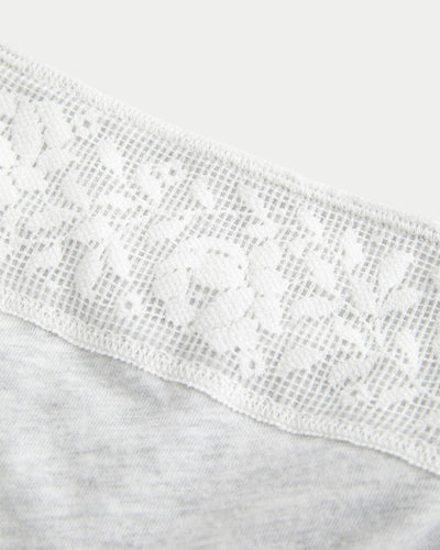 Easy Lace Trim Babydoll Top