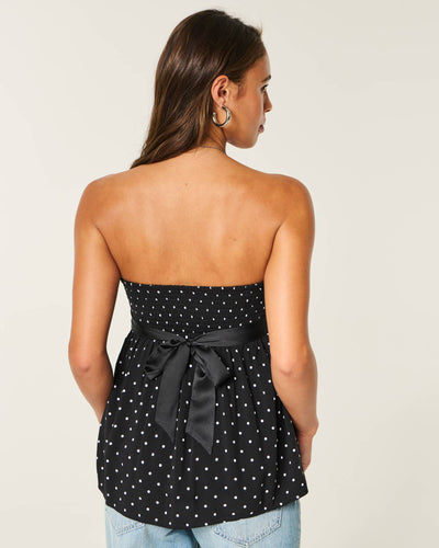 Easy Strapless Babydoll Top