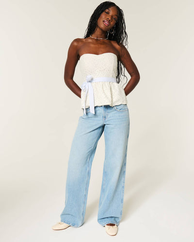 All-Over Lace 2-in-1 Top