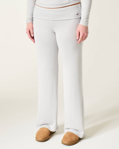 Always Cozy Foldover Flare Pants