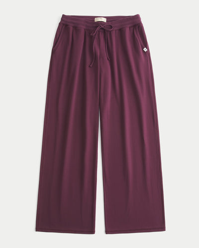 Cozy Knit Wide-Leg Pants