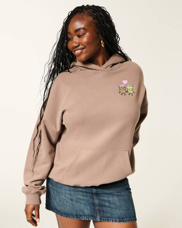 Hollister Feel Good Oversized Matcha Graphic Hoodie