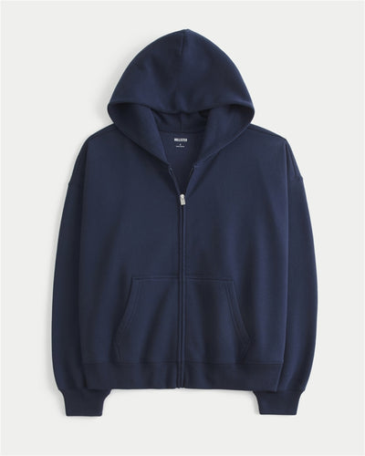 Hollister Feel Good Easy Zip-Up Hoodie