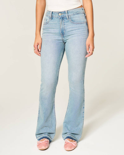 High-Rise Medium Wash Bootcut Jeans