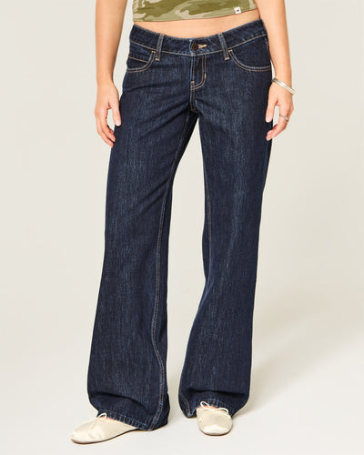Ultra Low-Rise Baggy Jeans