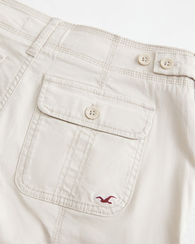 Adjustable Waist Low-Rise Baggy Cargo Pants
