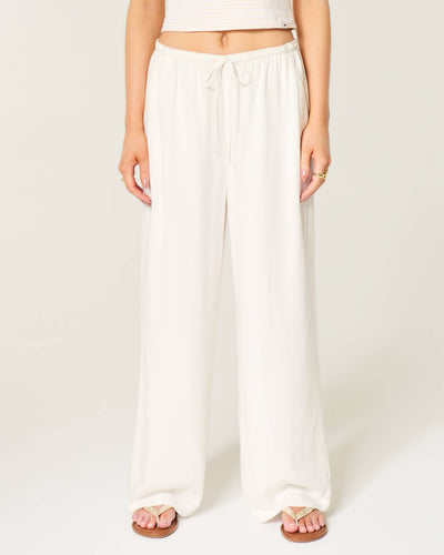Slub Pull-On Pants