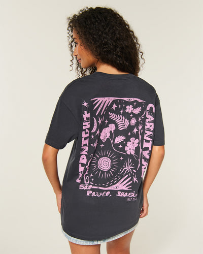 Oversized Agua Fresca Graphic Tee