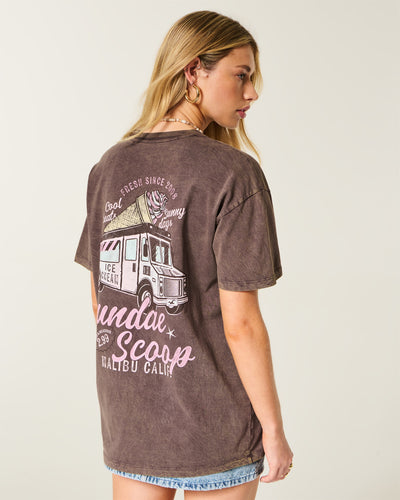 Oversized Meet Me Poolside Graphic Tee