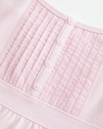Pintuck Knit Mini Dress