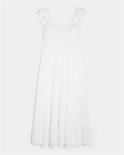 Short-Sleeve Midi Dress