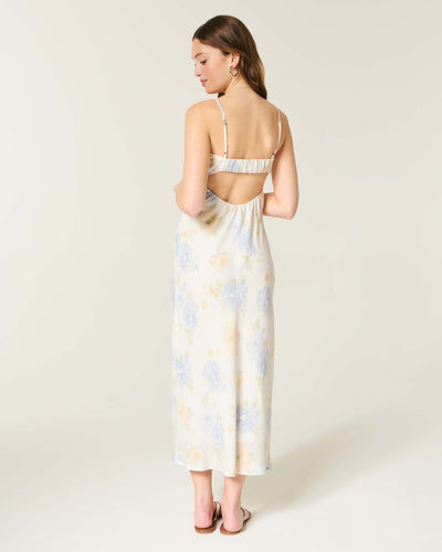 Crepe Slip Maxi Dress