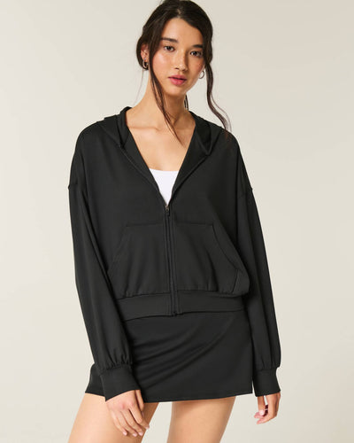 Gilly Hicks Active Recharge Easy Zip-Up Hoodie